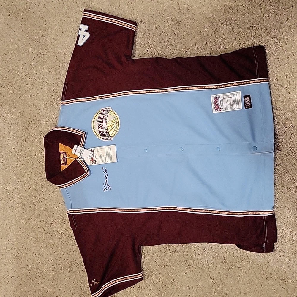 VINTAGE LTD EDITION NWT New Platinum FUBU Harlem Globetrotters Warm Up Jersey 3X